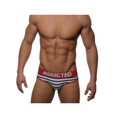 ADDICTED Sailor Brief Red White Blue