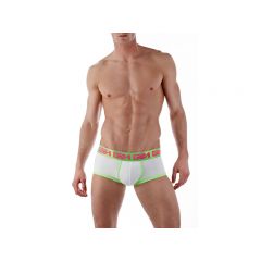 Garcon Model Alton Trunk - White & Lime