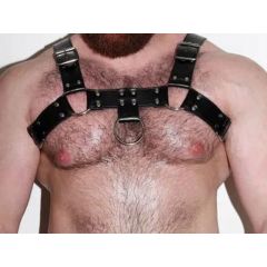 DARKROOM PU Leather Deluxe Harness - Black