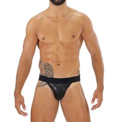 TOF Paris Fetish Jock - Black on Black - Full view